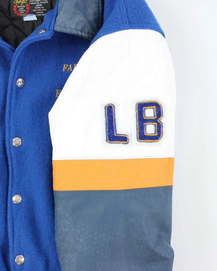 Vintage 80's Falcons Football Heavyweight Leather Varsity Jacket - M sold by Rokit product image thumbnail 5