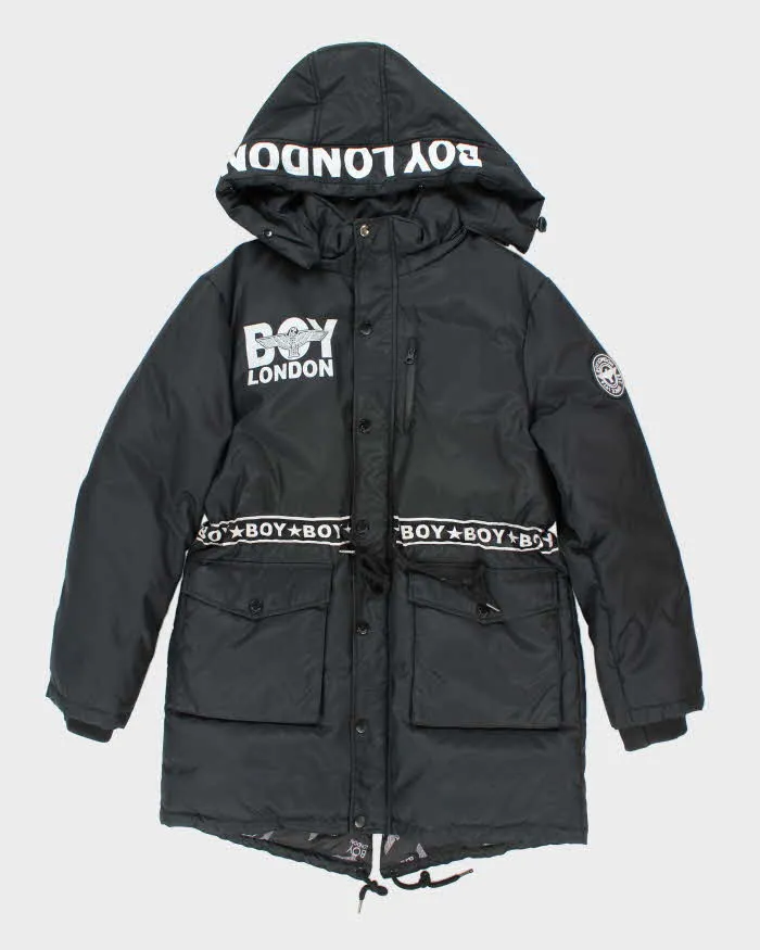 Vintage 2000's Boy London Insulated Hooded Puffer Parka Jacket - L sold by Rokit
