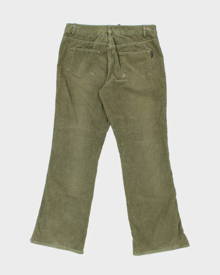 Vintage 90s Route 66 Green Lace-Up Cord Trousers - W33 L31 sold by Rokit product image thumbnail 2