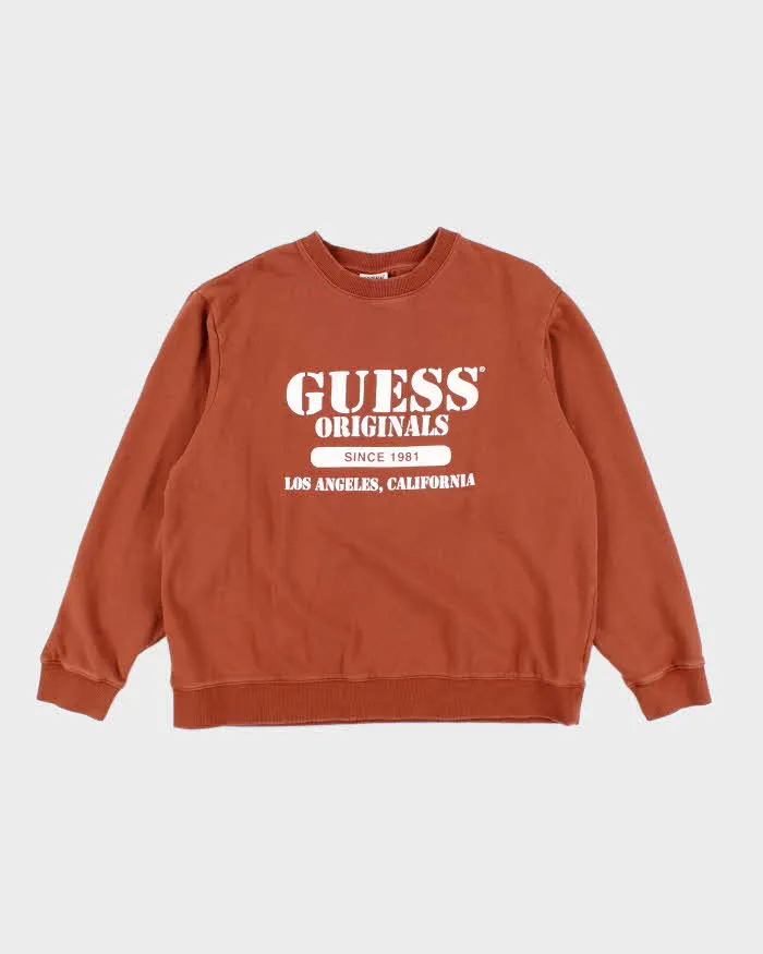 Vintage Y2k 00s Guess Sweatshirt - L sold by Rokit