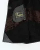 Vintage Leather Patchwork Long Jacket - M sold by Rokit
