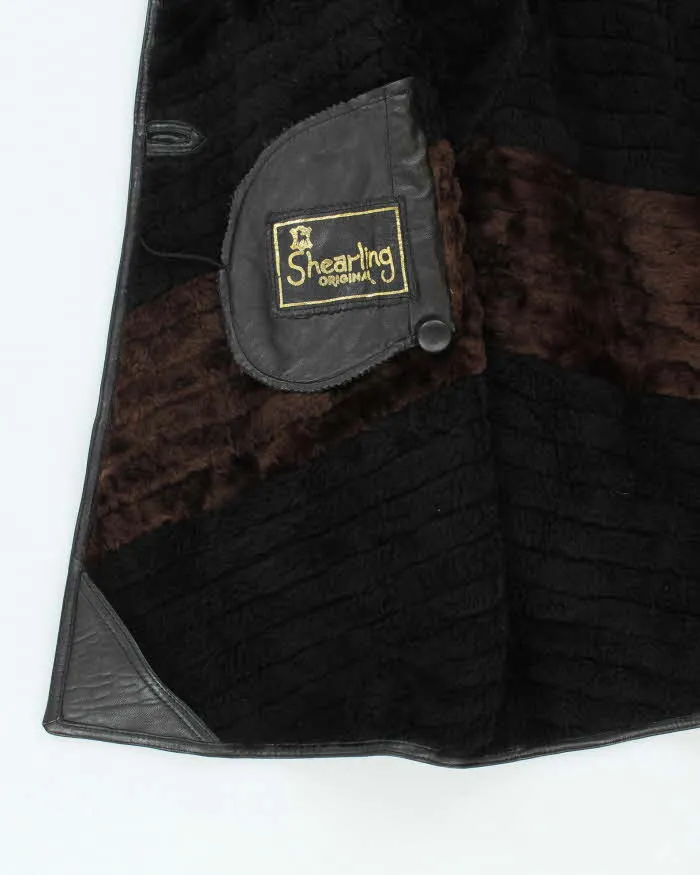 Vintage Leather Patchwork Long Jacket - M sold by Rokit product image thumbnail 5