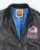 Vintage 2000's Stanley Cup Champions Heavyweight Embroidered Leather Varsity Jacket - XL sold by Rokit