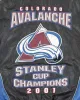 Vintage 2000's Stanley Cup Champions Heavyweight Embroidered Leather Varsity Jacket - XL sold by Rokit