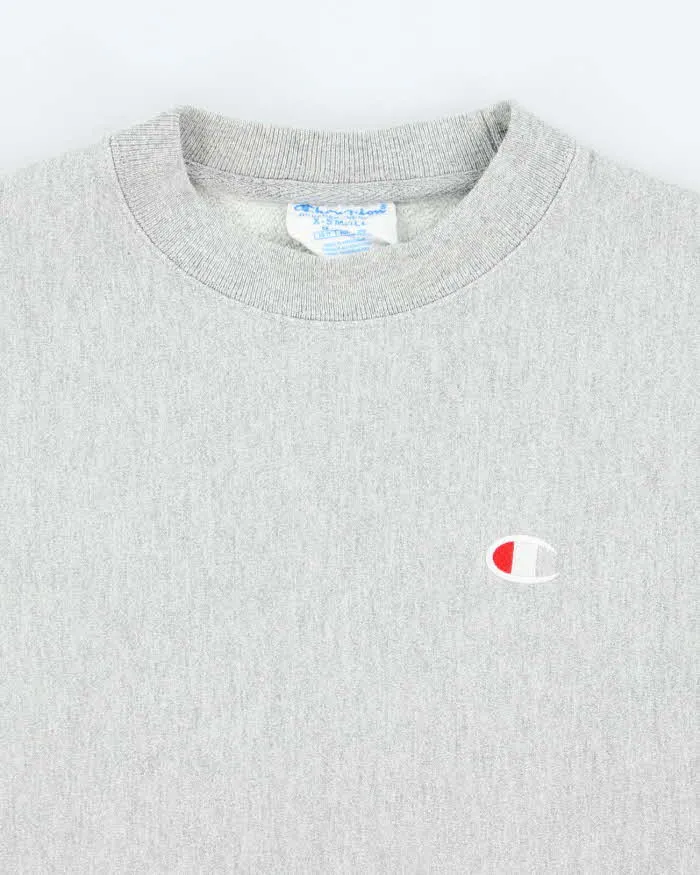 Vintage Y2k 00s Champion Grey Reverse Weave Sweatshirt - XS sold by Rokit product image thumbnail 3
