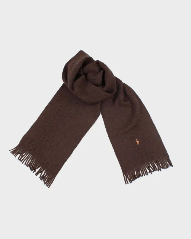 Vintage Ralph Lauren Wool Scarf sold by Rokit