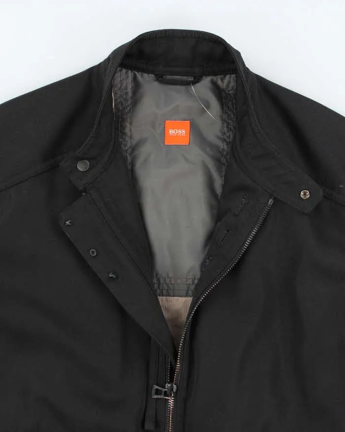 Vintage Y2K Hugo Boss Heavyweight Biker Jacket - L sold by Rokit product image thumbnail 3