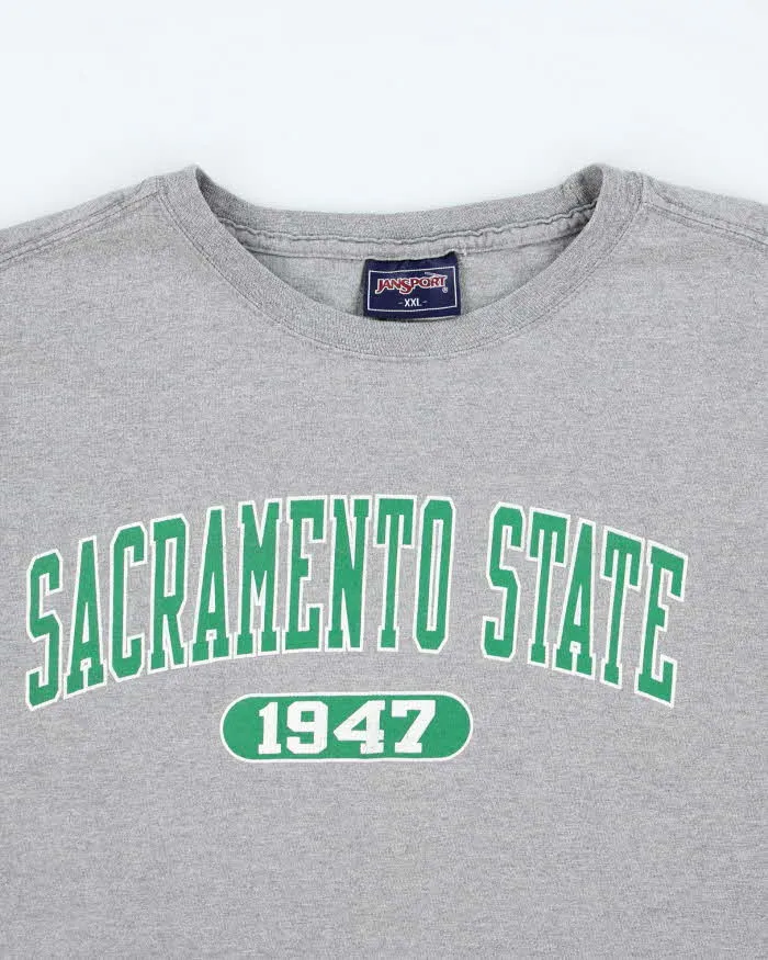 Vintage 90's Jansport Sacramento State Graphic Long-sleeve T-Shirt - XL sold by Rokit product image thumbnail 3