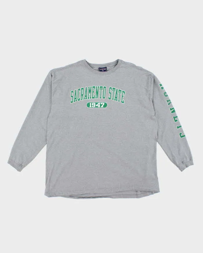 Vintage 90's Jansport Sacramento State Graphic Long-sleeve T-Shirt - XL sold by Rokit