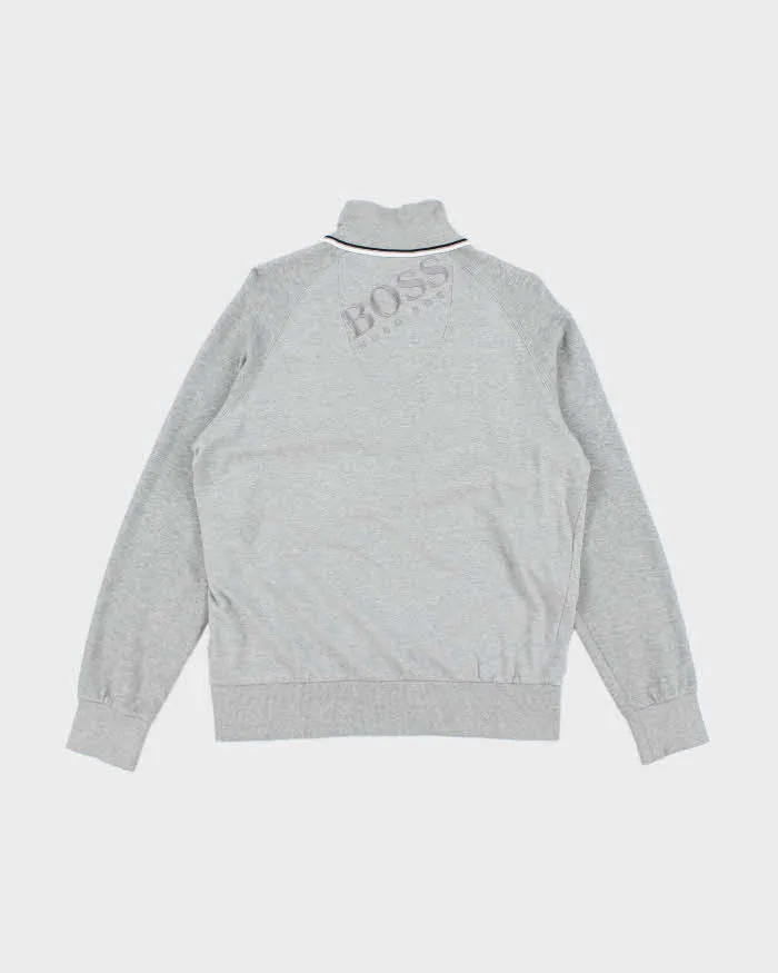 Vintage Hugo Boss Quarter Zip Sweatshirt - M sold by Rokit product image thumbnail 2