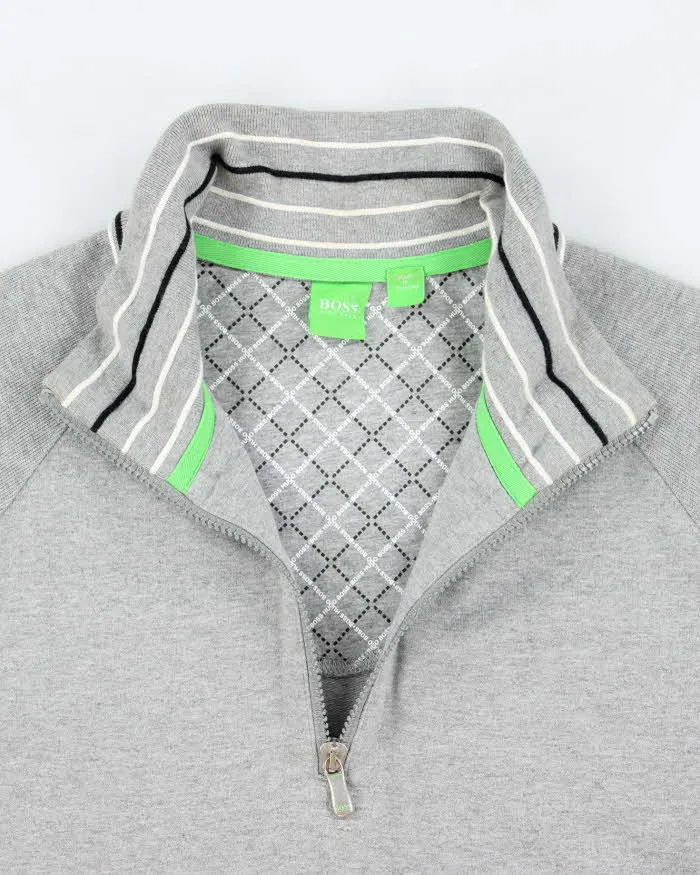 Vintage Hugo Boss Quarter Zip Sweatshirt - M sold by Rokit product image thumbnail 3
