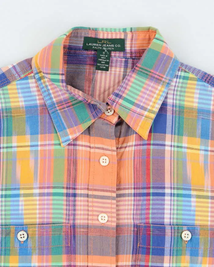 Vintage Ralph Lauren Multicoloured Checked Blouse - S sold by Rokit product image thumbnail 3