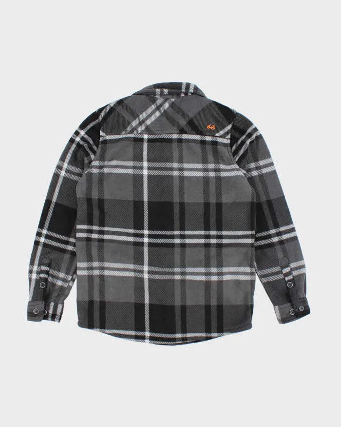 Vintage Y2k 00s Realtree Lined Checked Fleece Flannel Shirt - S sold by Rokit product image thumbnail 2
