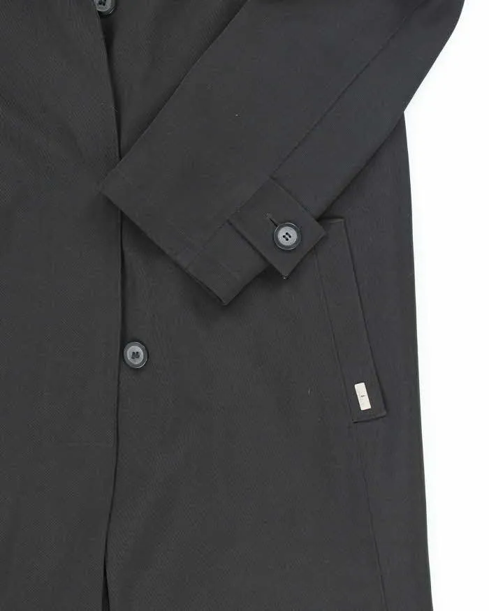 Vintage London Fog Black Lined Trench Coat - S sold by Rokit product image thumbnail 4