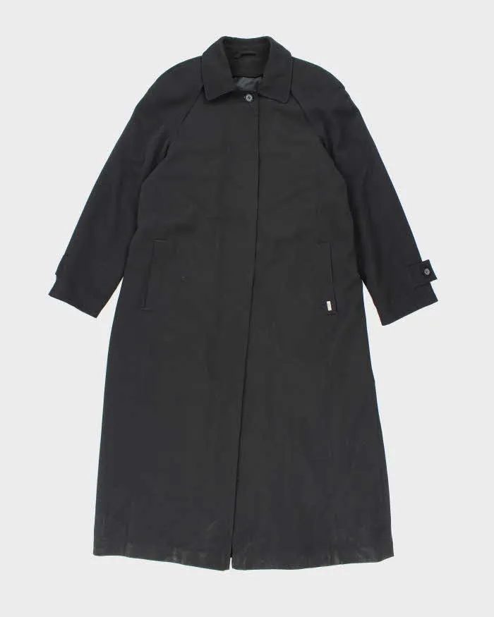 Vintage London Fog Black Lined Trench Coat - S sold by Rokit