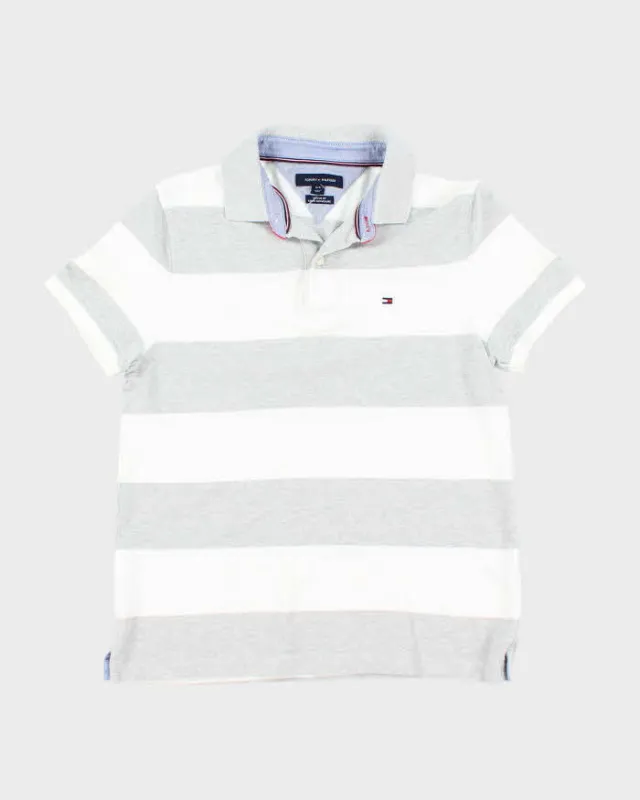 Vintage Tommy Hilfiger Striped Polo Shirt - M sold by Rokit
