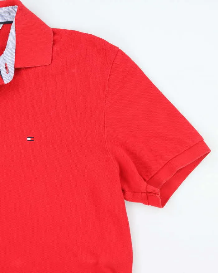 Vintage Tommy Hilfiger Red Polo Shirt - L sold by Rokit product image thumbnail 4