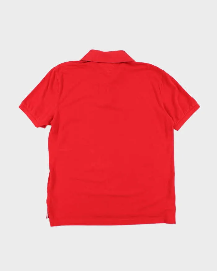 Vintage Tommy Hilfiger Red Polo Shirt - L sold by Rokit product image thumbnail 2