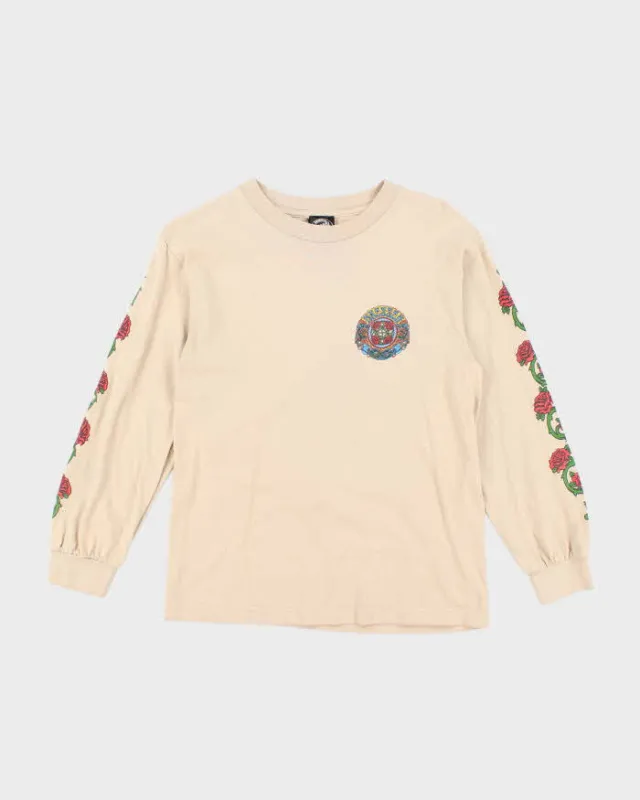 Vintage 2000's Santa Cruz Grateful Dead Style Graphic Long-sleeved T-Shirt - S sold by Rokit