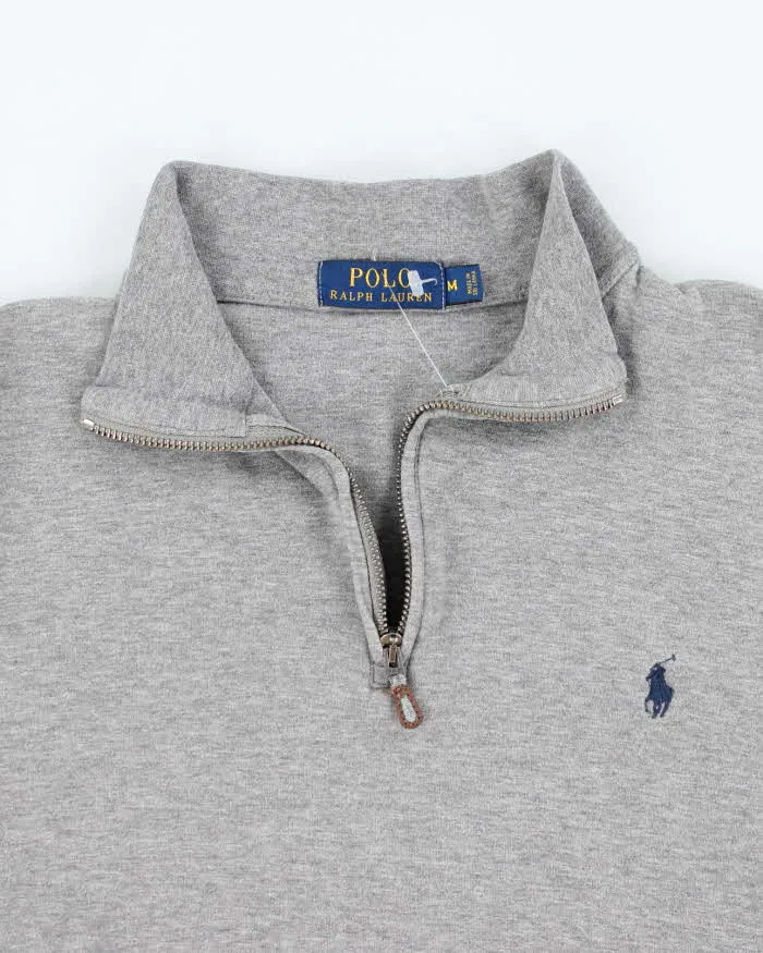 Vintage Ralph Lauren Quarter-Zip Sweatshirt - M sold by Rokit product image thumbnail 3