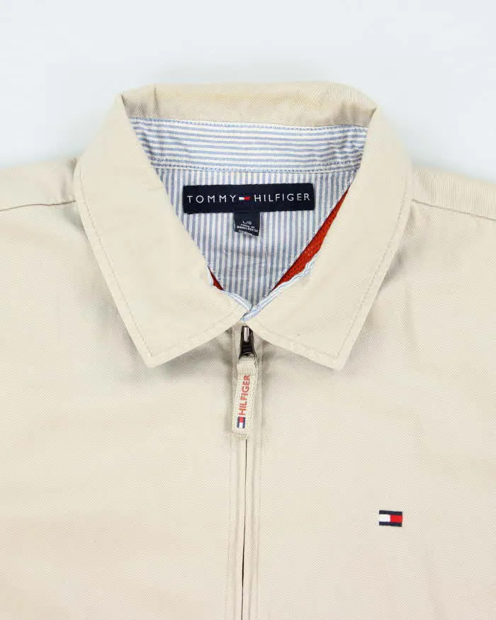 Vintage Tommy Hilfiger Beige Lightweight Jacket - L sold by Rokit product image thumbnail 3