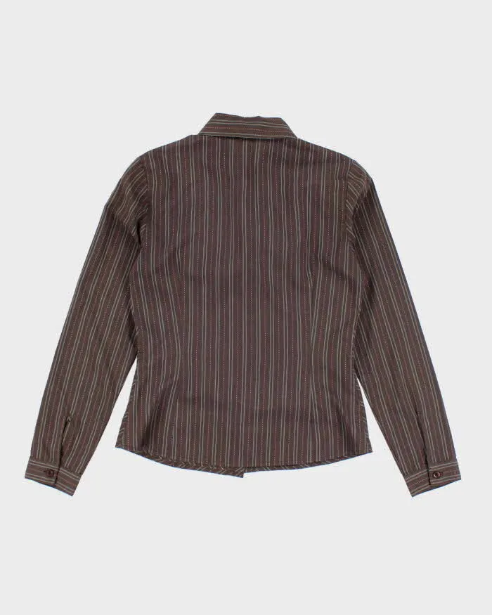 Vintage Y2k 00s Wanko Brown Blouse - S sold by Rokit product image thumbnail 2