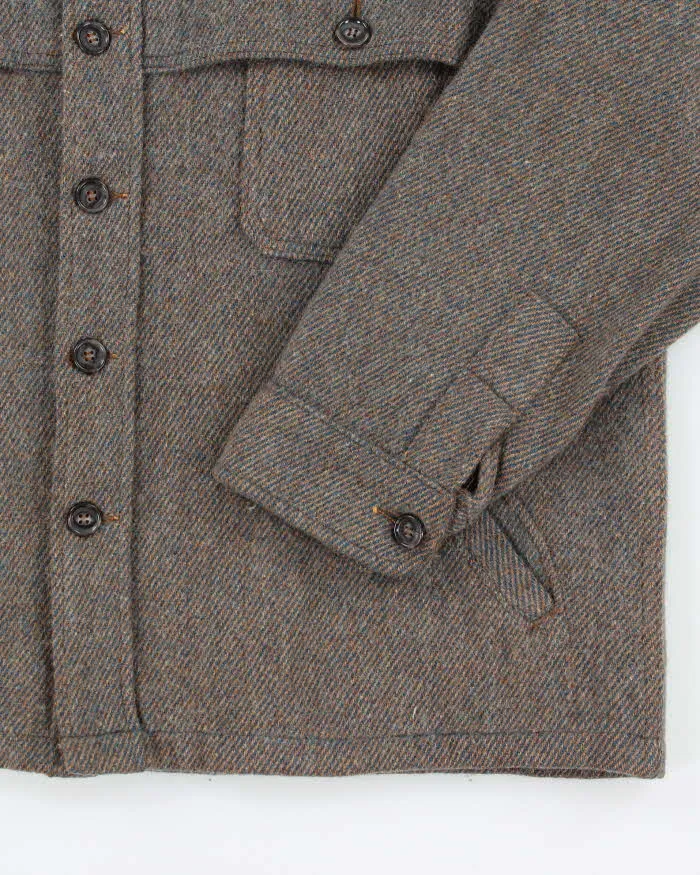 Vintage 80's Woolrich Wool Button Up Flannel Shacket - M sold by Rokit product image thumbnail 4