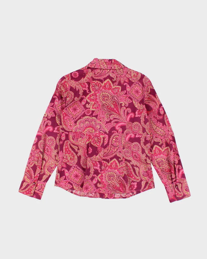 Vintage Y2k 00s Jones New York Paisley Pattern Blouse - M sold by Rokit product image thumbnail 2