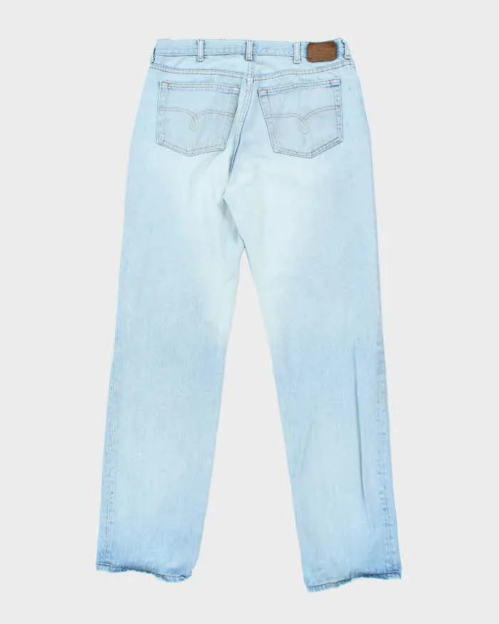 Vintage 90's Polo Jeans Ultra Light Wash Straight Leg Jeans - W34 L34 sold by Rokit product image thumbnail 2