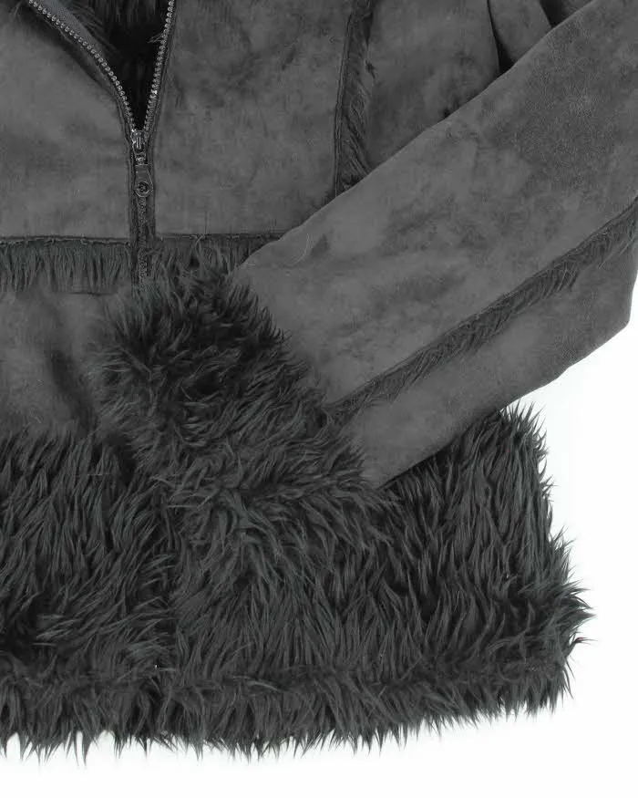 Vintage Y2k 00s Buffalo Fax Suede Jacket - M sold by Rokit product image thumbnail 4