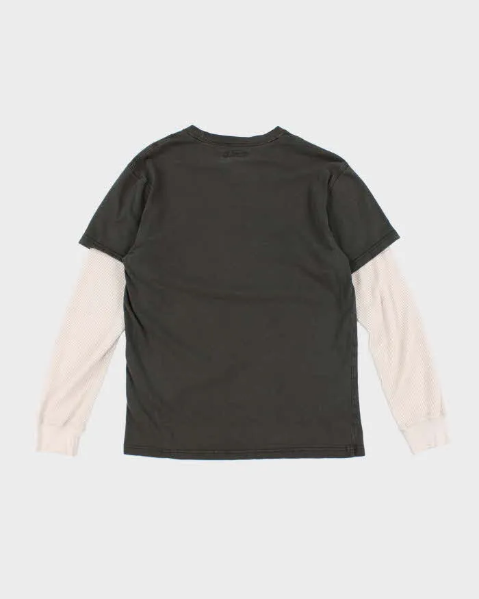 Vintage Y2K Lucky Brand Grunge Style Long-sleeved T-Shirt - S sold by Rokit product image thumbnail 2