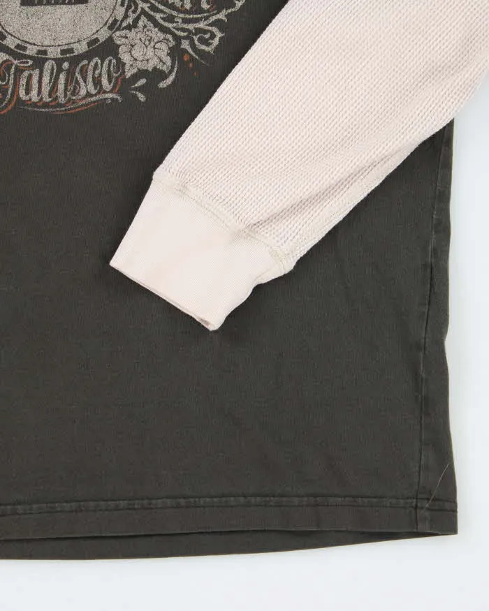 Vintage Y2K Lucky Brand Grunge Style Long-sleeved T-Shirt - S sold by Rokit product image thumbnail 4