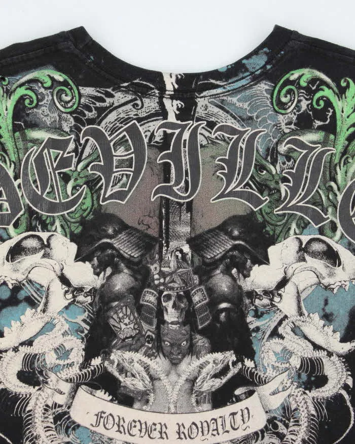 Vintage Y2K De Ville Tattoo Graphic T-Shirt - L sold by Rokit product image thumbnail 4