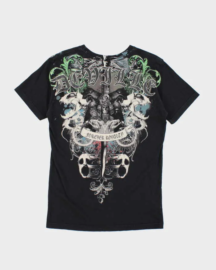 Vintage Y2K De Ville Tattoo Graphic T-Shirt - L sold by Rokit product image thumbnail 2