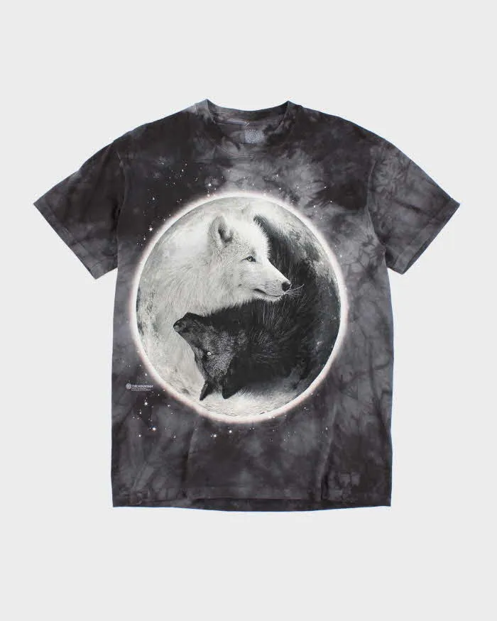 Vintage The Mountain Ying-Yang Wolf T-Shirt - M sold by Rokit