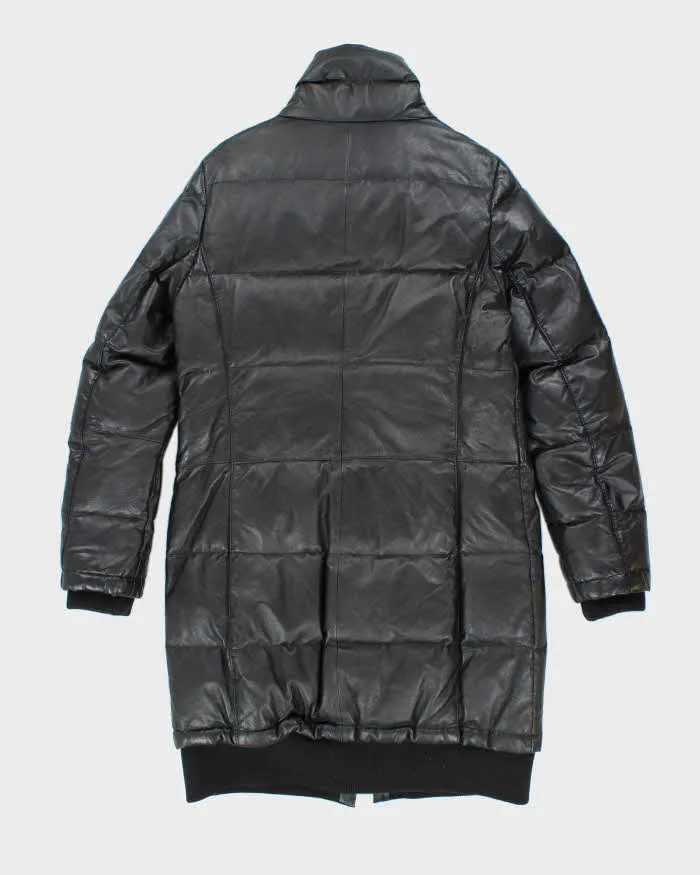 Vintage Y2K Danier Heavyweight Long Leather Puffer Jacket - XS sold by Rokit product image thumbnail 2
