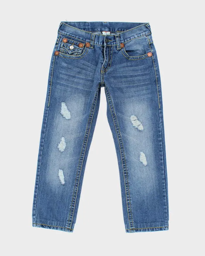 Vintage Y2k 00s True Religion Distressed Jeans - W32 L26 sold by Rokit