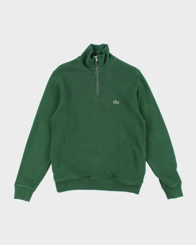 Vintage 2000's Lacoste Quarter Zip Sweatshirt - M sold by Rokit