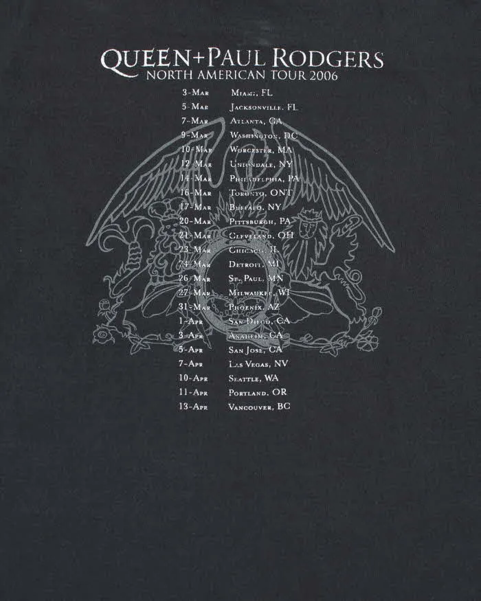 Vintage 2000's Queen & Paul Rodgers Band T-Shirt - M sold by Rokit product image thumbnail 4