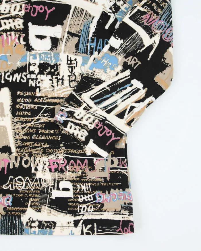 Vintage Y2k 00s Nygard Graffiti Top - L sold by Rokit product image thumbnail 4