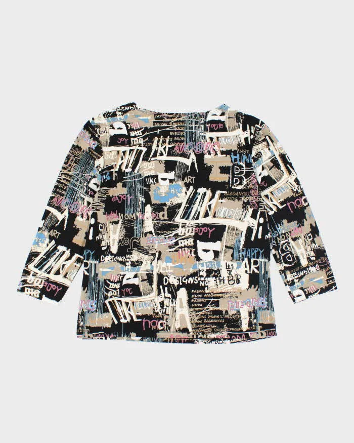 Vintage Y2k 00s Nygard Graffiti Top - L sold by Rokit product image thumbnail 2