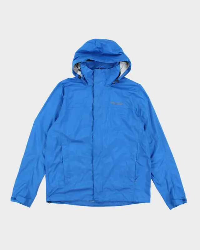 Vintage Y2k 00s Marmot Blue Hooded Anorak - M sold by Rokit