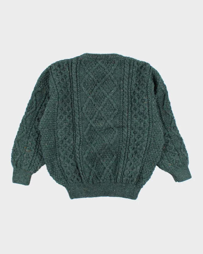 Vintage Western Island Green Wool Chunky Jumper - XXL sold by Rokit product image thumbnail 2