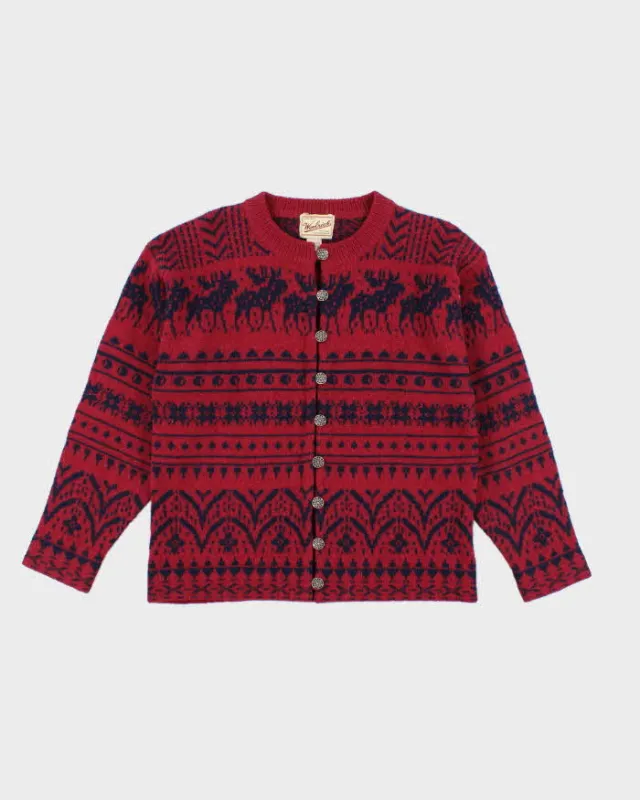 Vintage Woolrich Button-Up Wool Cardigan - S sold by Rokit