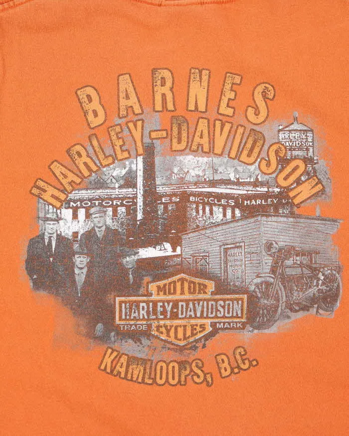 Vintage 00s Harley Davidson Orange T-shirt - XL sold by Rokit product image thumbnail 4
