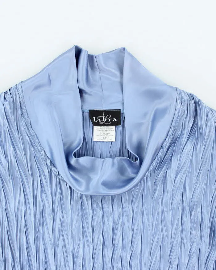 Vintage Y2k 00s Libra Cowl Neck Pleated Top - S sold by Rokit product image thumbnail 3