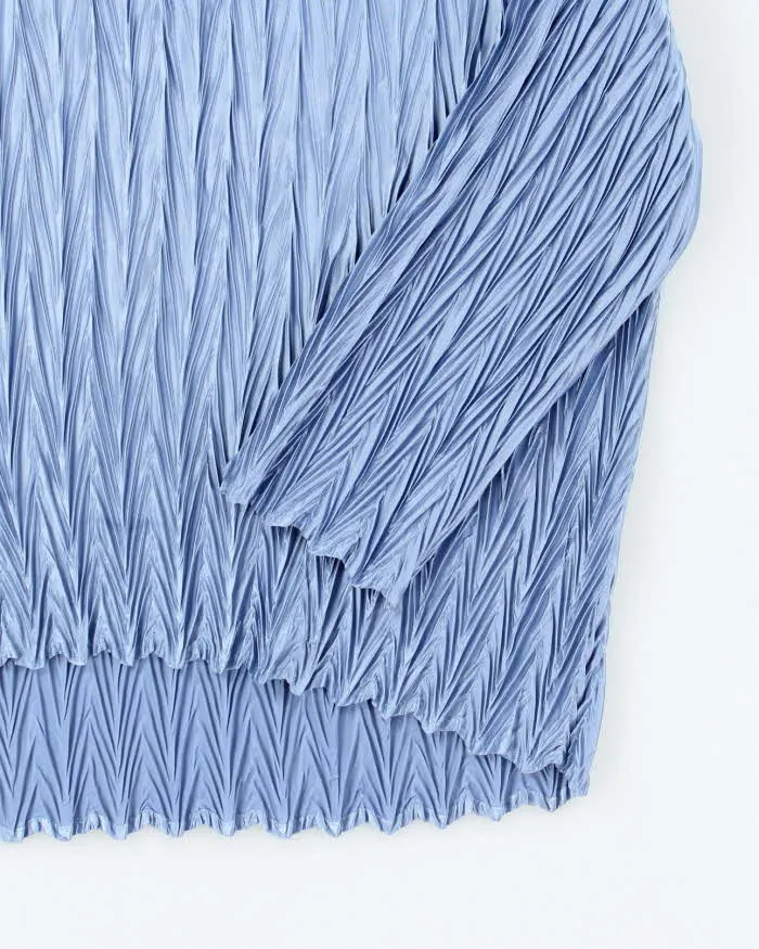 Vintage Y2k 00s Libra Cowl Neck Pleated Top - S sold by Rokit product image thumbnail 4