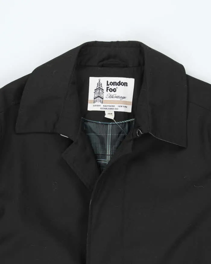 Vintage London Fog Black Mac - L sold by Rokit product image thumbnail 3