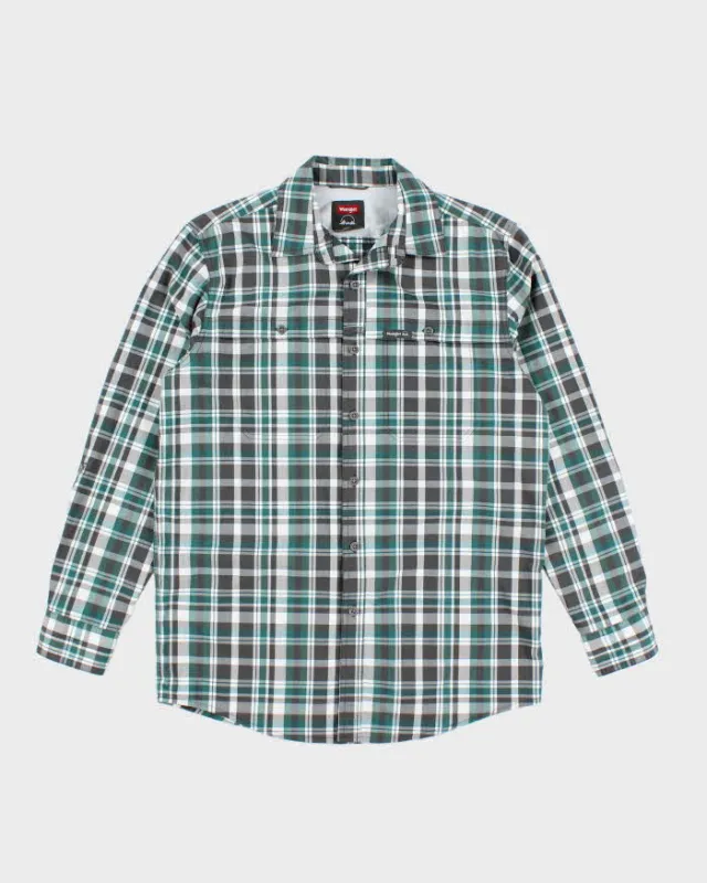 Vintage Columbia Checked Long Sleeve Shirt - M sold by Rokit