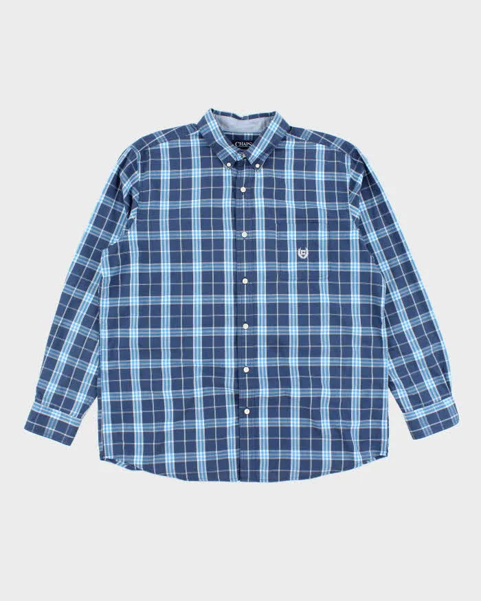 Vintage Chaps Checked Long Sleeve Shirt - XL sold by Rokit